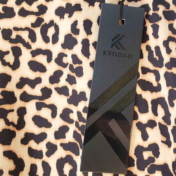 Kyodan Leopard Leggings High-Waist Support Pants - Picture 3 of 8